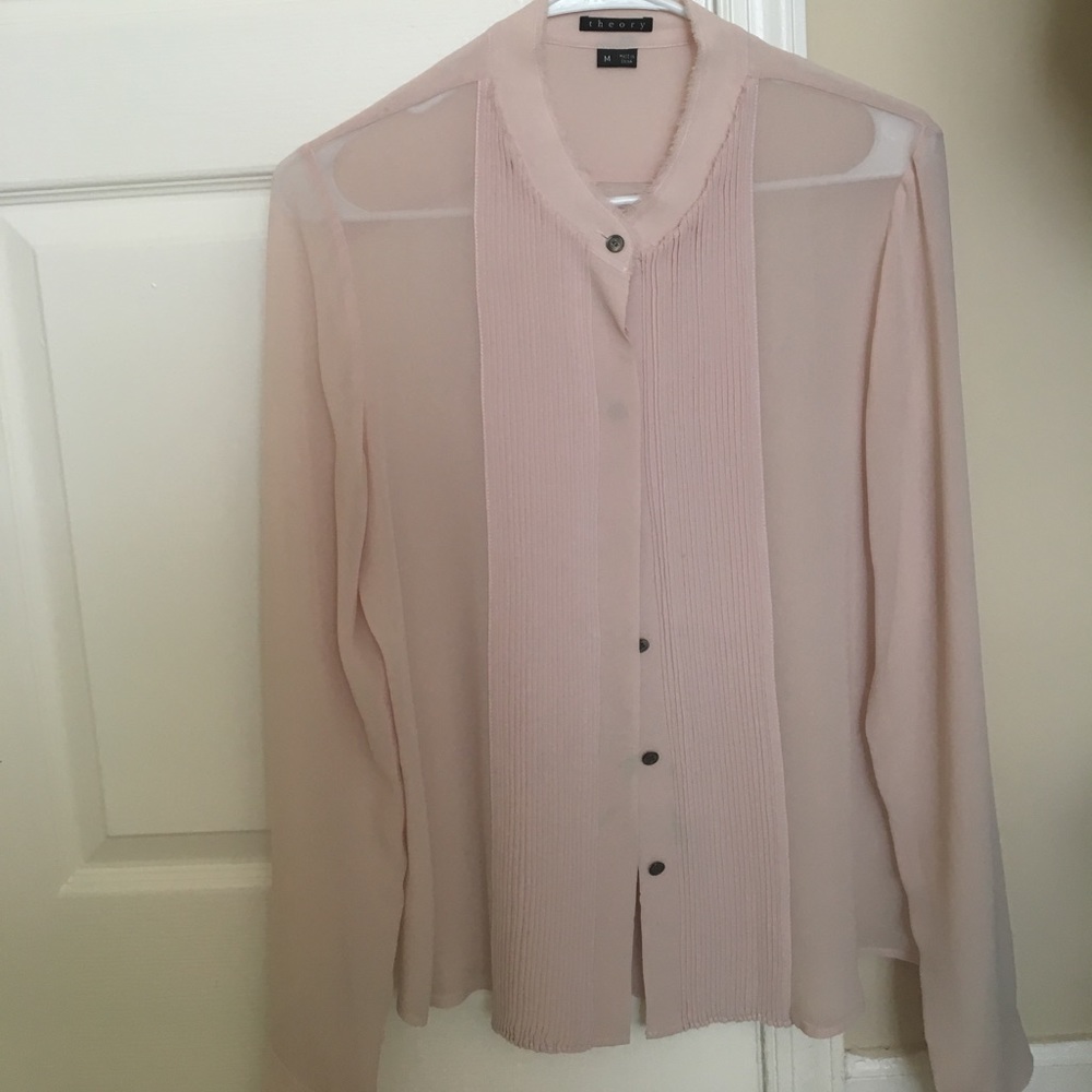 Theory silk blouse
