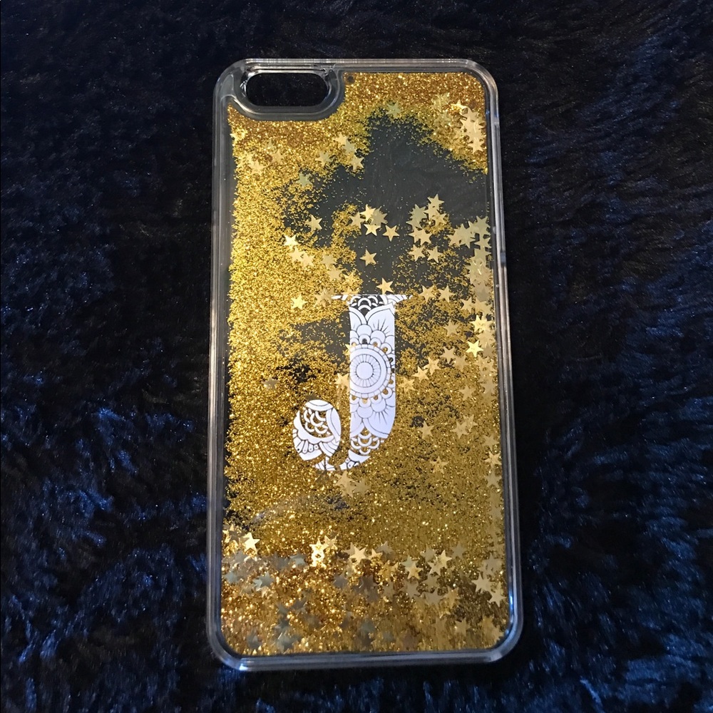 iPhone 6 Plus moving glitter phone case
