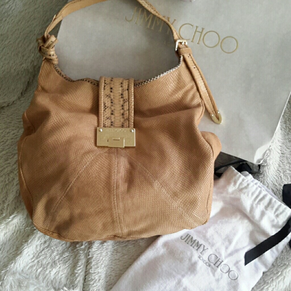 JIMMY CHOO HOBO ●DO NOT BUY●SOLD ON EBAY! - Picture 1 of 6