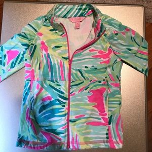 Lily Pulitzer zip up sweater
