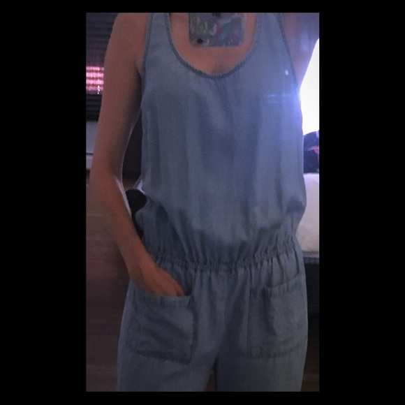 C and C California Chambray jumpsuit - Picture 2 of 2