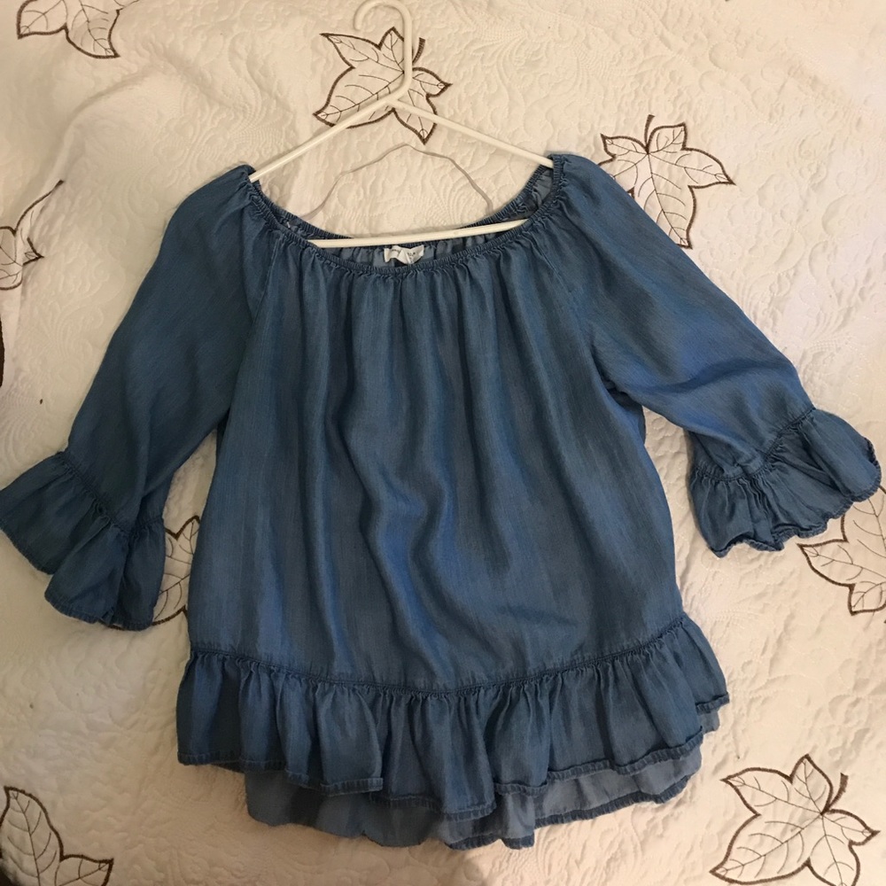 💙 Perfect summer off-shoulder shirts💙