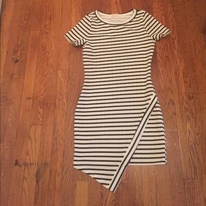Navy/white stripe dress