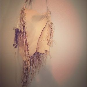 Hobo bag hand made genuine leather purse