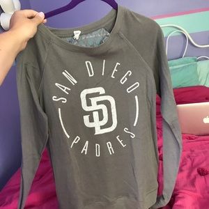 Victoria's Secret pink MLB sad Diego padres top