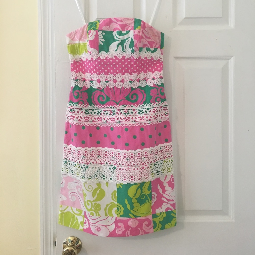 Lilly Pulitzer Vintage strapless dress