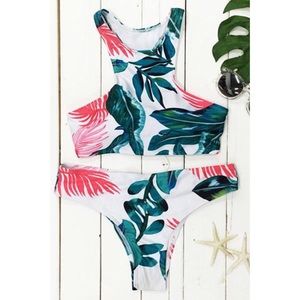 NWT Palm Leaves Bikini