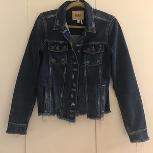 NWOT Paige Uneven Hem "Rowan" denim jacket