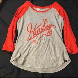 Hurley raglan tee