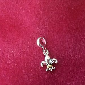 Fleur de lis Charm NWOT