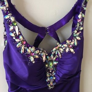 Purple Silk Prom/Special Event Dress