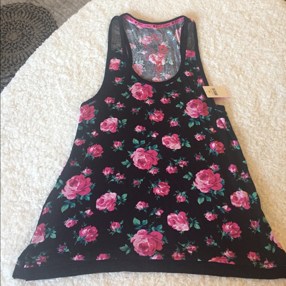 🌸NWT! BETSEY JOHNSON RACERBACK SHORT SET PJ'S - Picture 2 of 6