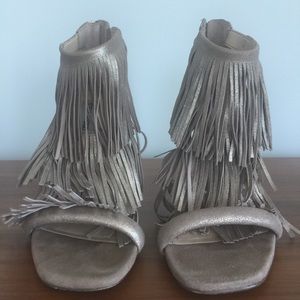 Gold steve madden heels