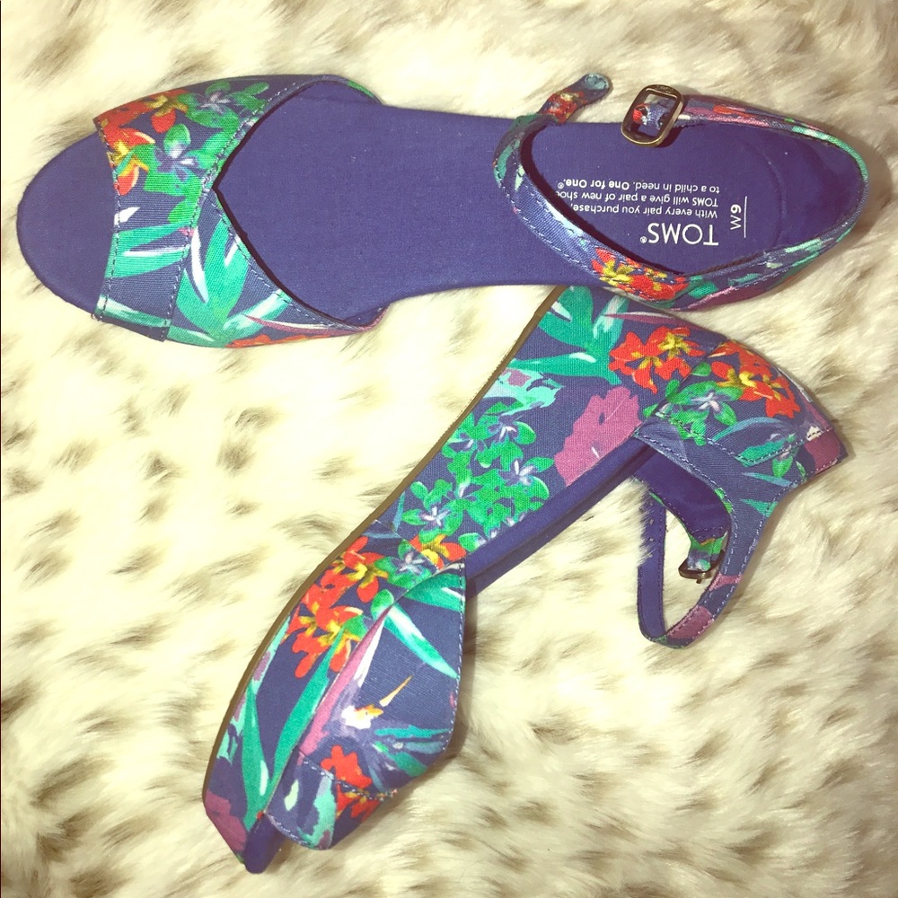 Toms Blue Birds of Paradise W9