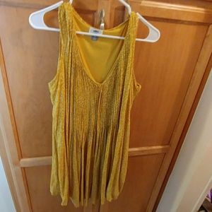 Old Navy Yellow Floral Dress