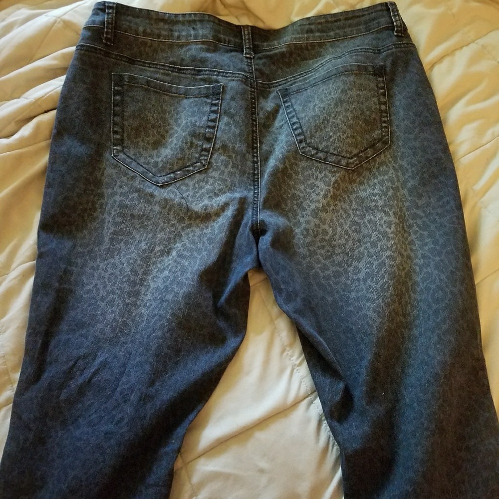Sexy leopard skinny jeans