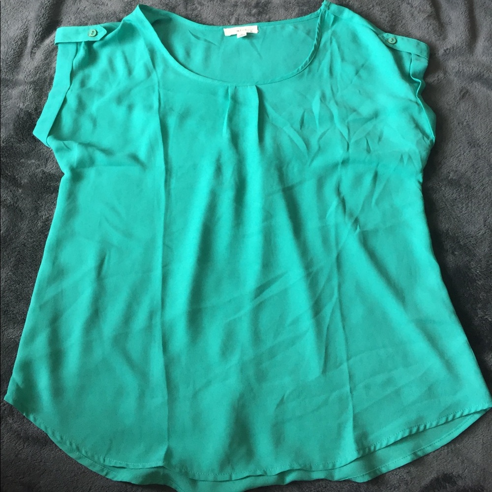 Teal short sleeve shirt size medium