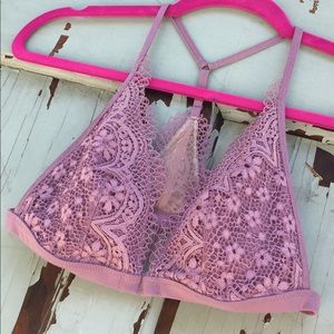 Lace Victoria's Secret Bralette (lightly lined)