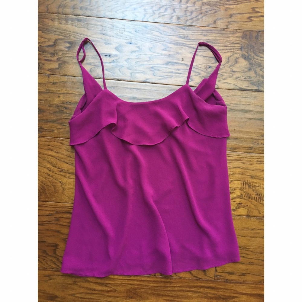 Plum Flowy Top