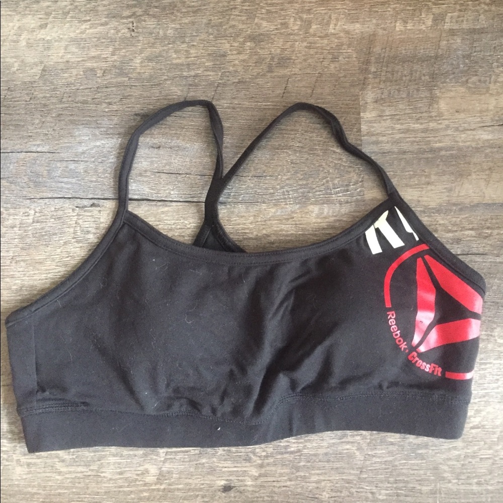 Reebok Crossfit Black Sports Bra