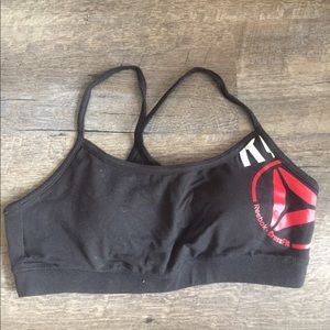 Reebok Crossfit Black Sports Bra