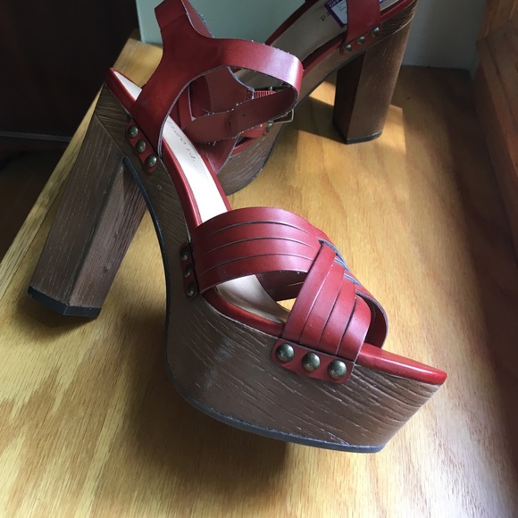 Brand New Rusty Red High Heels - Picture 3 of 6