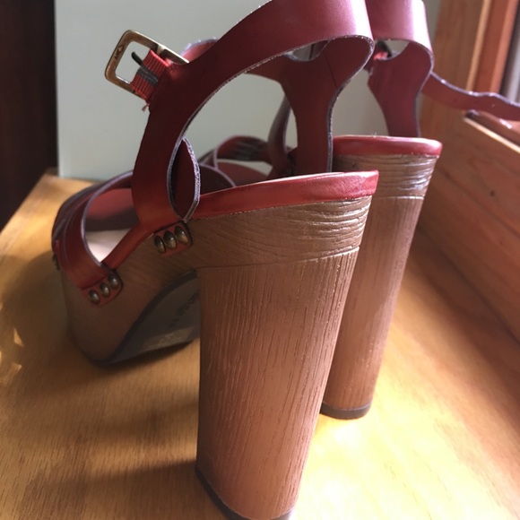 Brand New Rusty Red High Heels - Picture 5 of 6