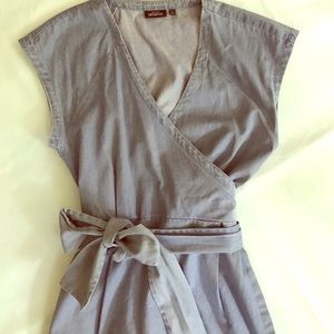 Kate Spade Saturday denim wrap dress