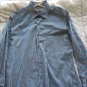 Ernenegildo Zegna Men's Striped Button Down