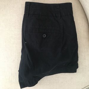 Black J Crew Chino shorts