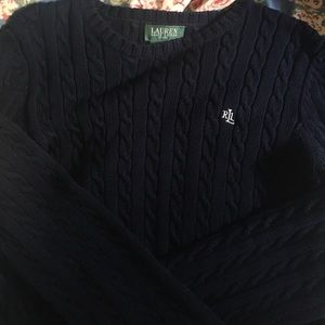 RALPH LAUREN CABLE KNIT SWEATER