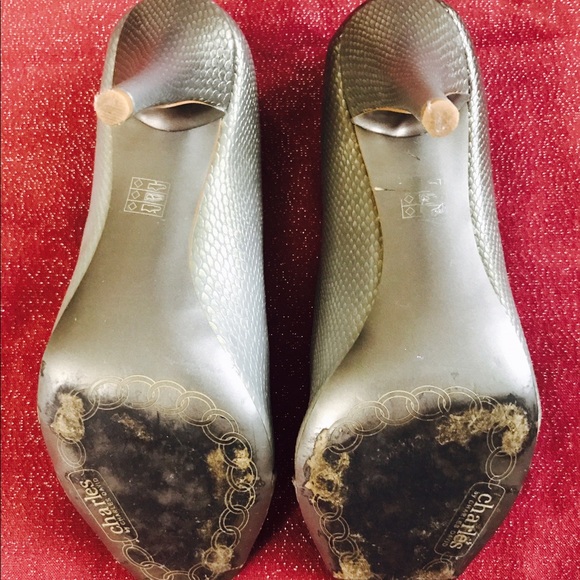 CHARLES DAVID Open Toe Pumps - Picture 7 of 7