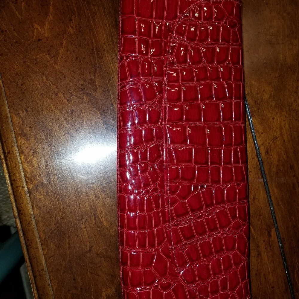Gently Used Red clutch