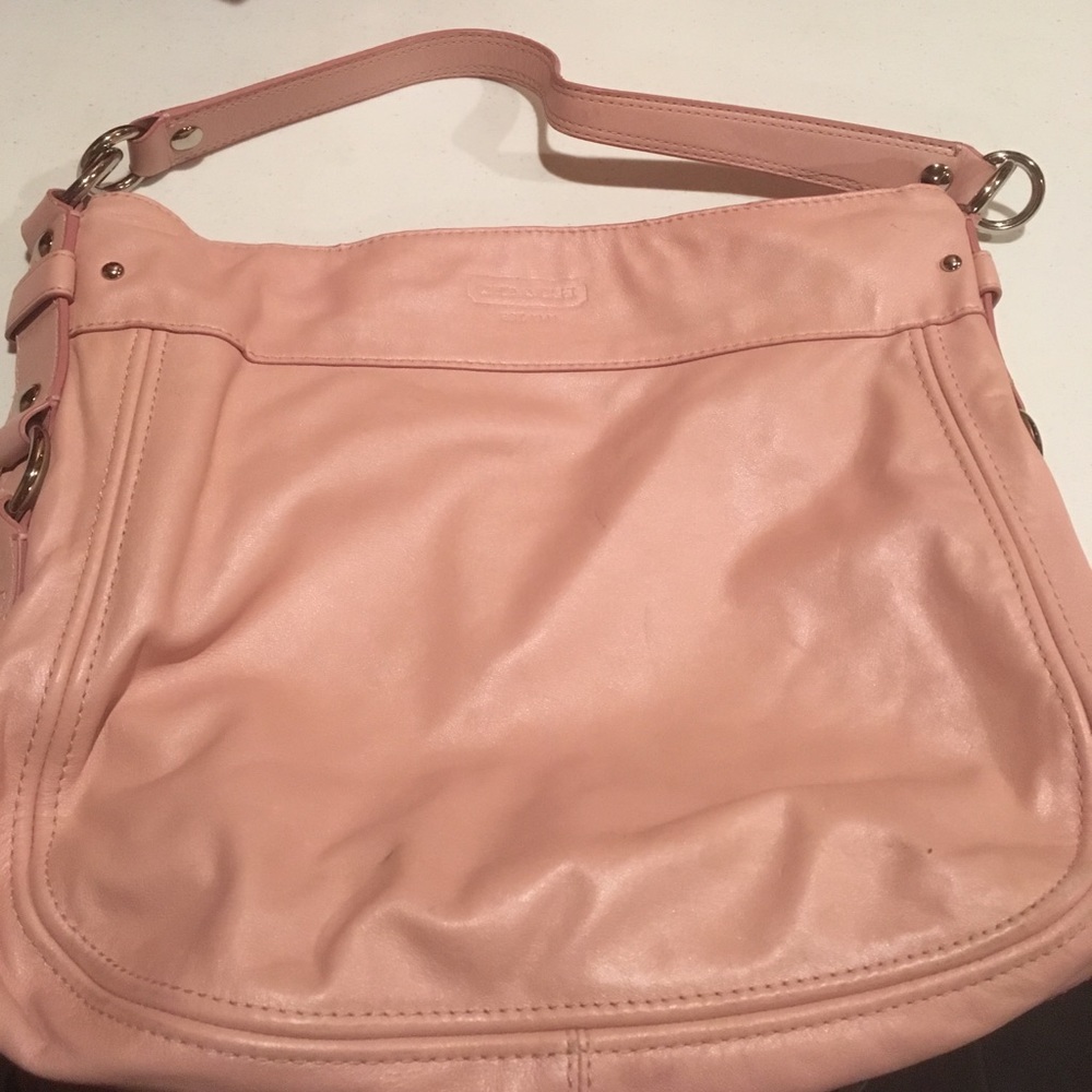 Used pink coach purse