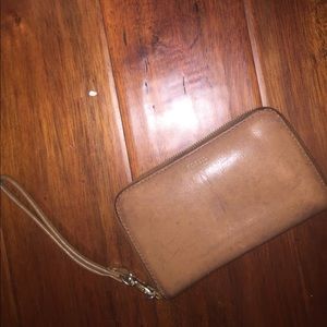 Fossil brown leather wallet