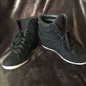 Forever 21 Sneaker Wedge Booties