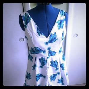 NWOT White/Blue romper