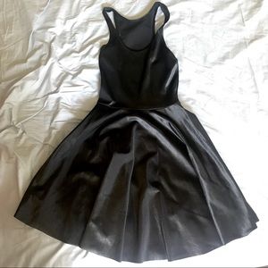 Black Milk Wetlook Skater Dress