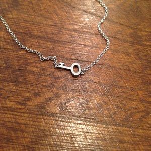 Dainty key necklace