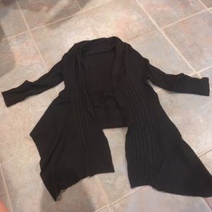 Black cardigan