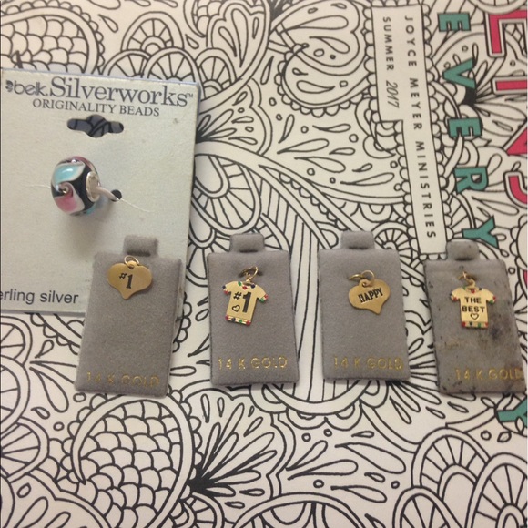Jewelry - Charms and a bead charm