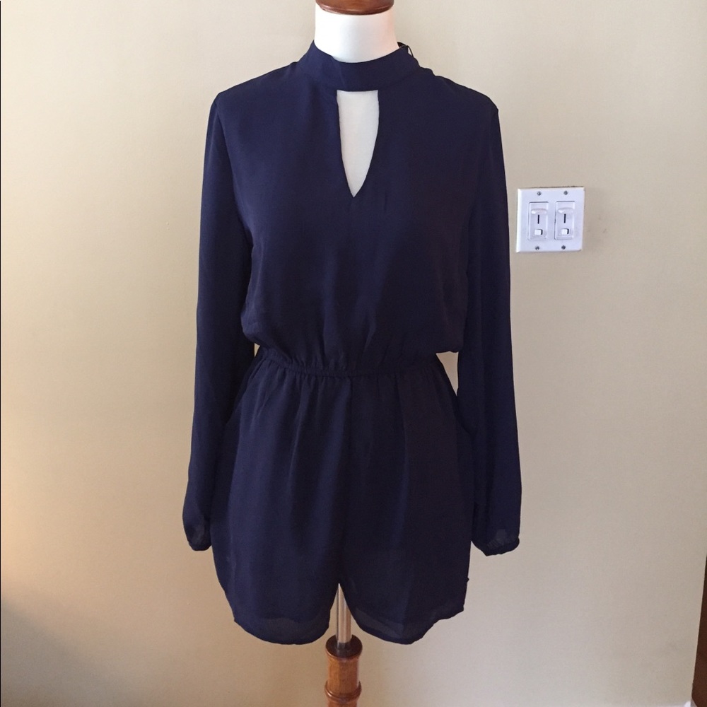 Long sleeve romper