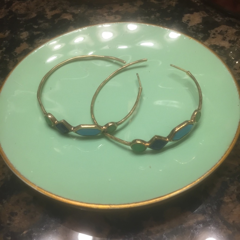 Stella and Dot hoop earrings