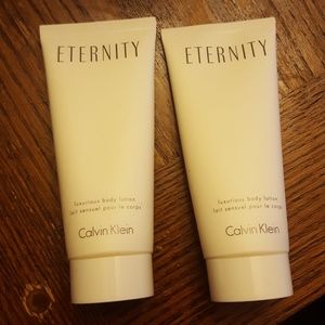 Two 3.4 oz of Eternity lotion