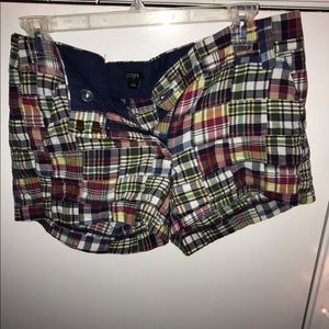 Patterned J. Crew city fit shorts