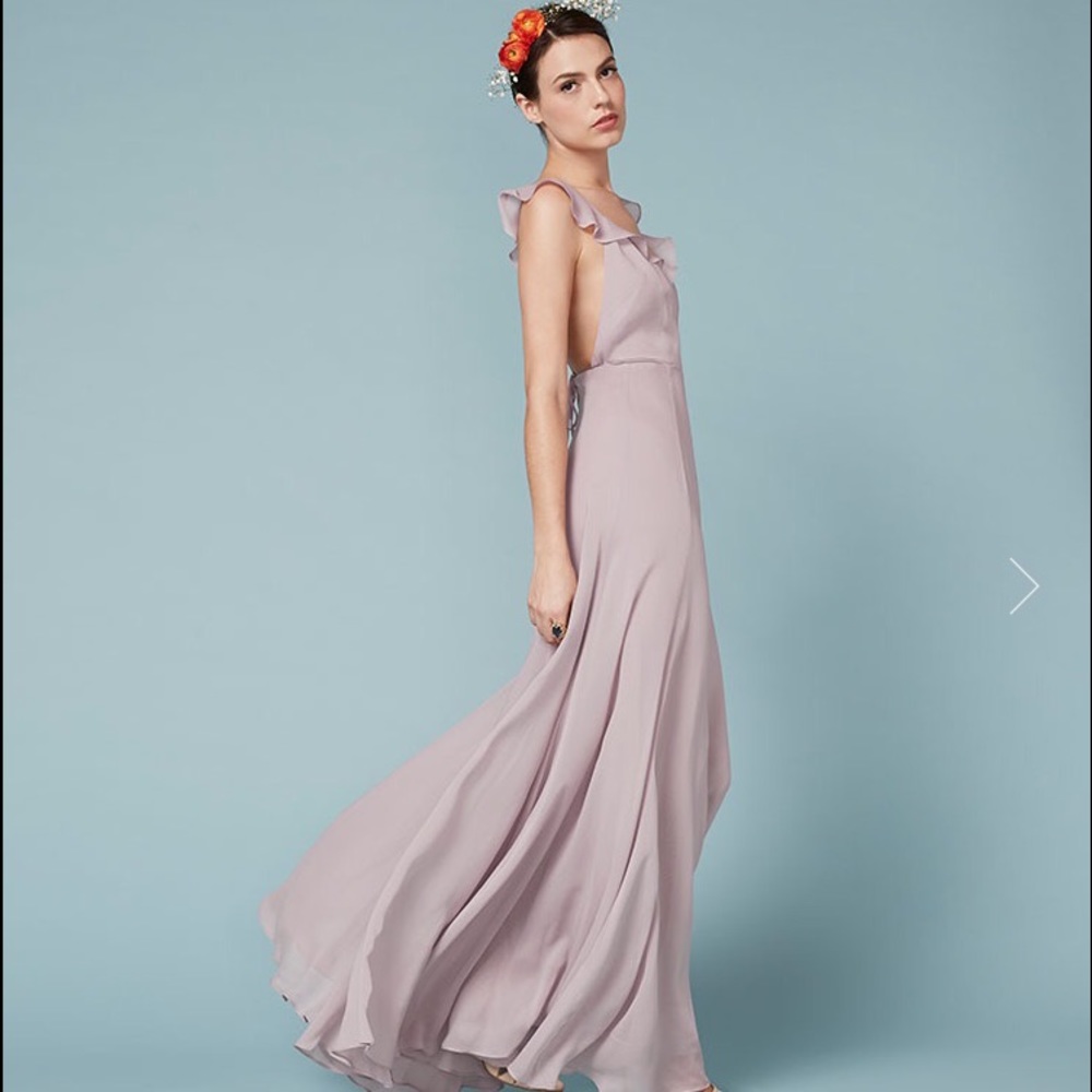 Reformation Isabella bridesmaid dress