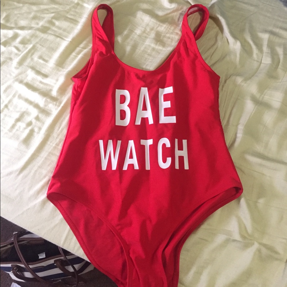Bae watch one piece swim suit