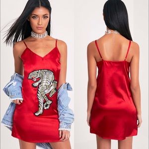 pretty little thing tiger dress