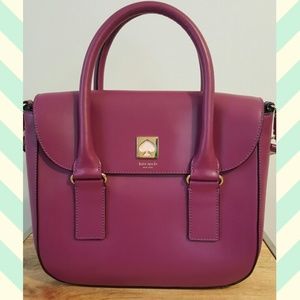 Kate spade New Bond Street Satchel in Moodyplum