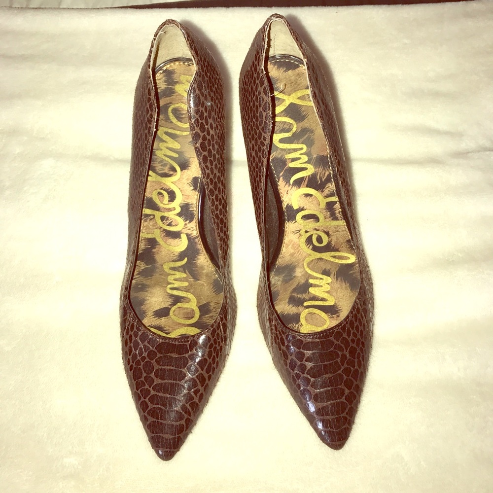 Sam Edelman brown heals